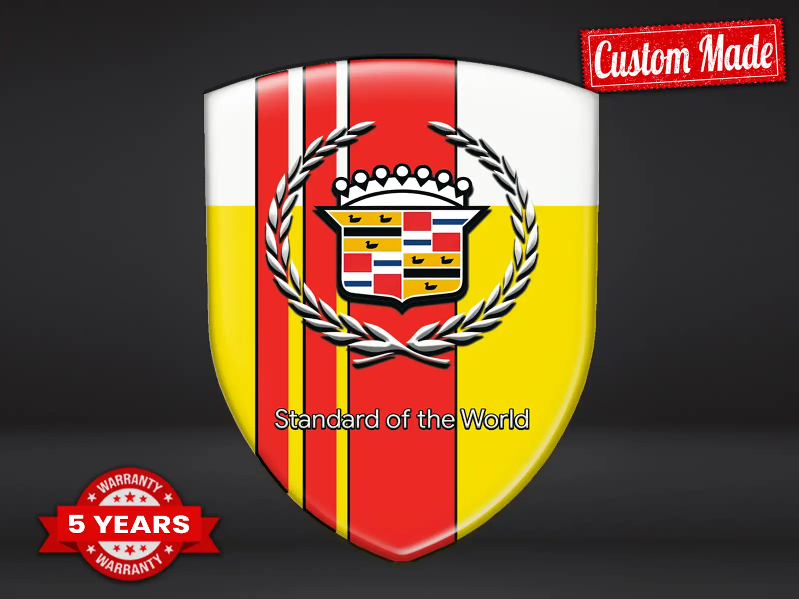Cadillac Wasserfestes Etikett Stilvoll Professionell Exklusiv